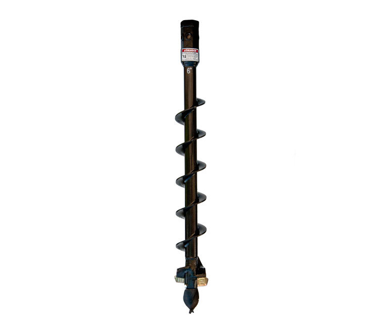 Cast Auger-  6" X48 W/2 Hex