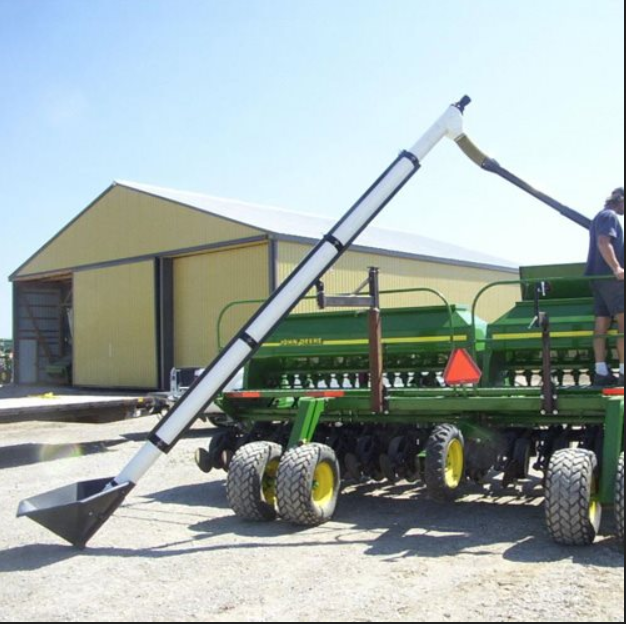 6" x 18' Cupped Plastic Seed Fill Auger