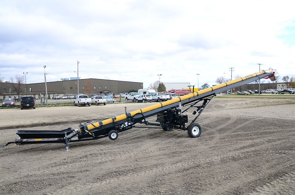 40' Truck Loader Conveyor W/Field Loader Hopper & Stainless
