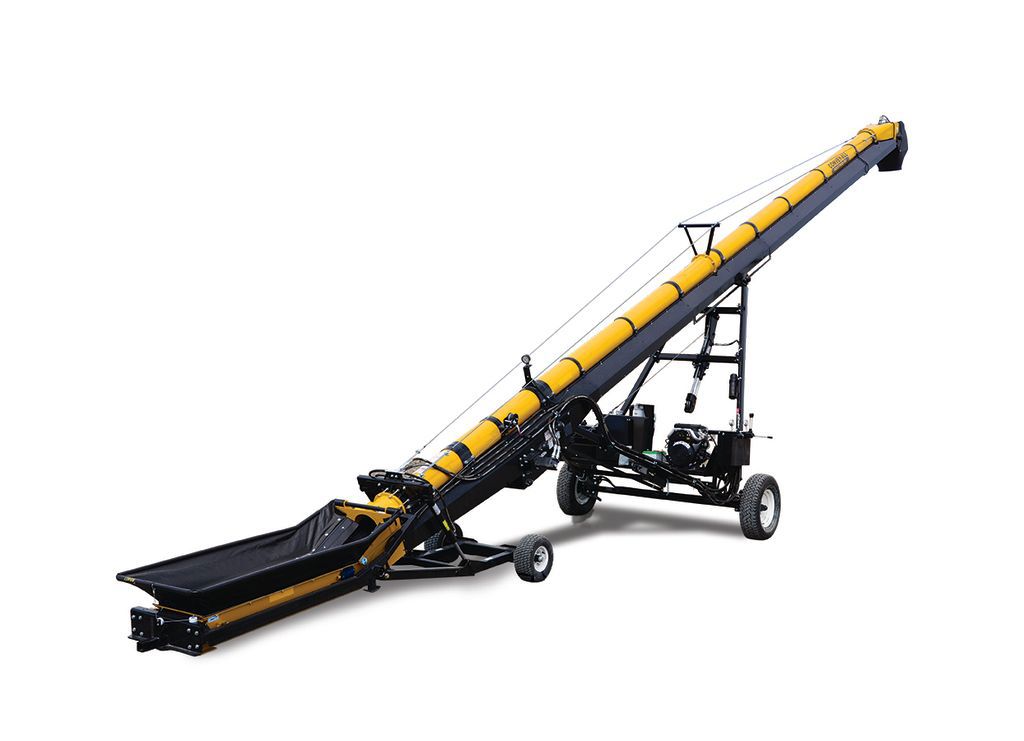 40' Truck Loader Conveyor W/ Field Loader Hopper and Self Pr