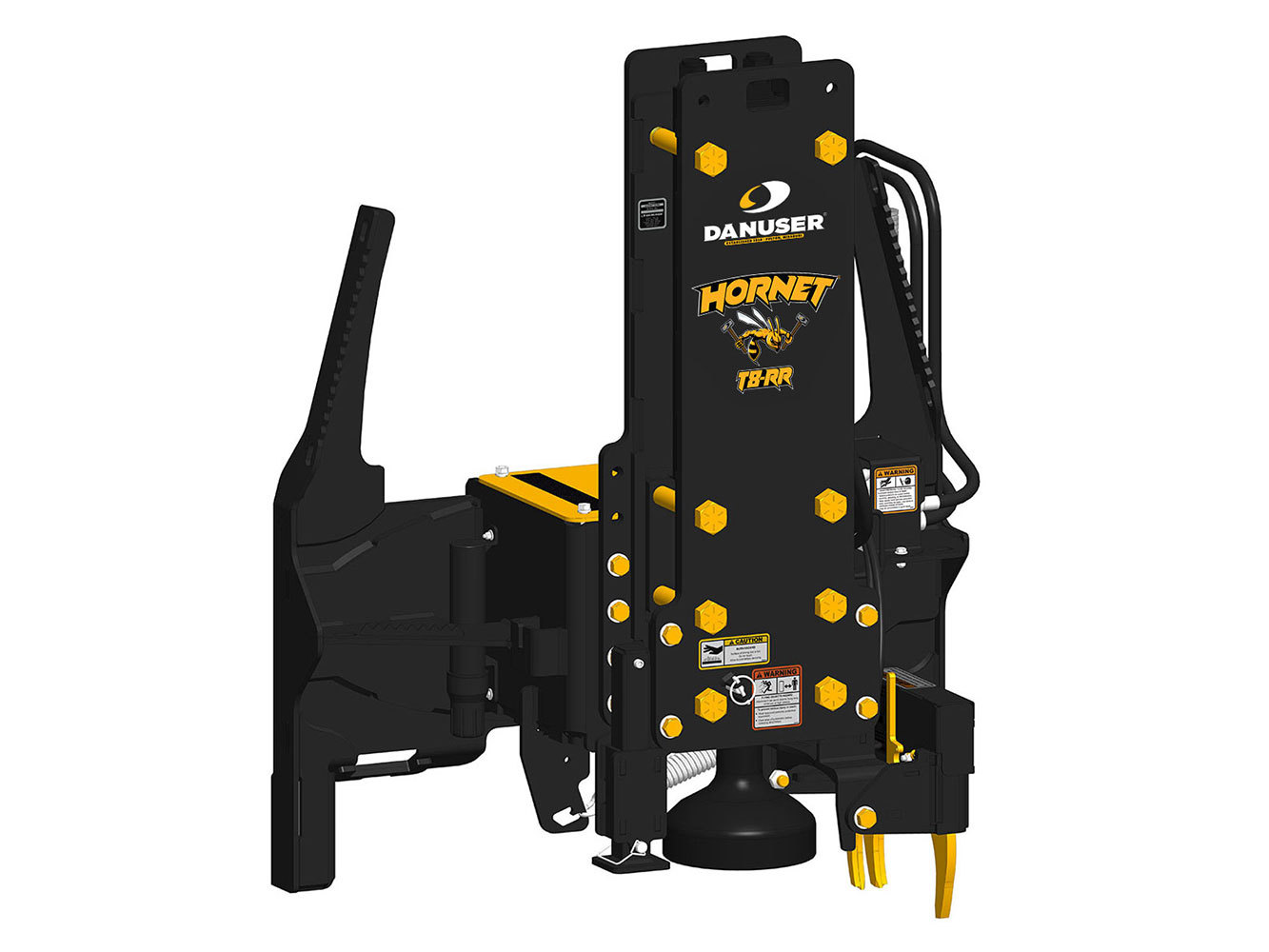 Hornet Post Driver T8-RR Loaded Skidsteer