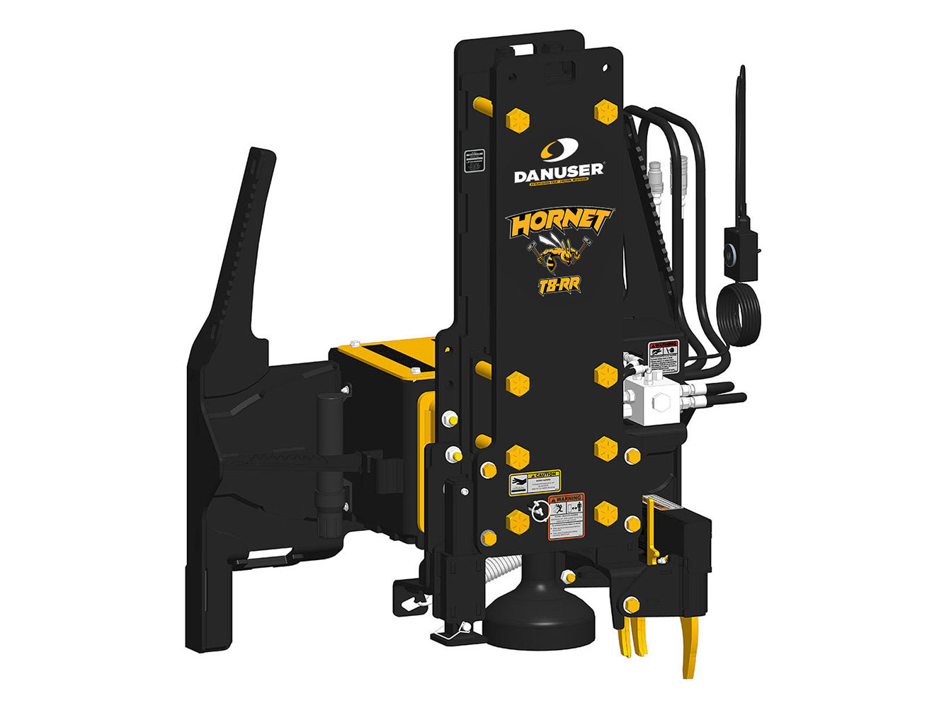 Hornet Post Driver T8-RR Grapple / Tilt