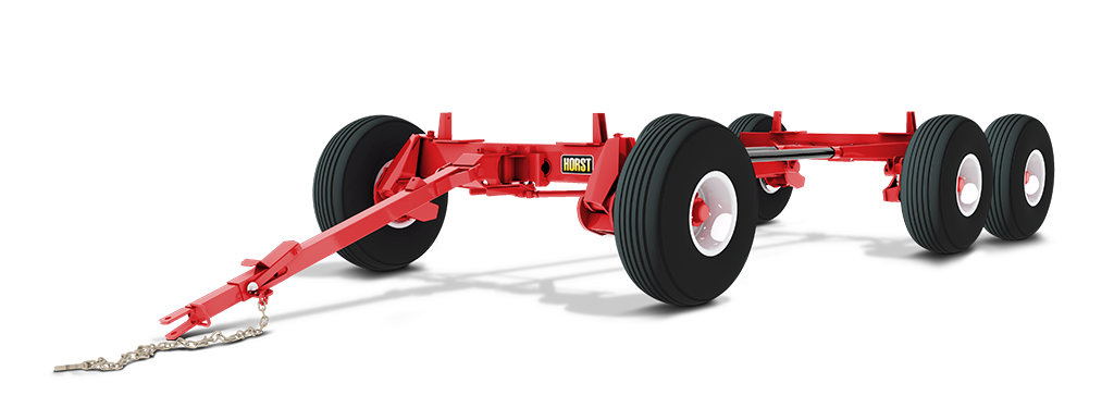 18 Ton Six Wheel Tandem Wagon Gear -Road Flex Suspension