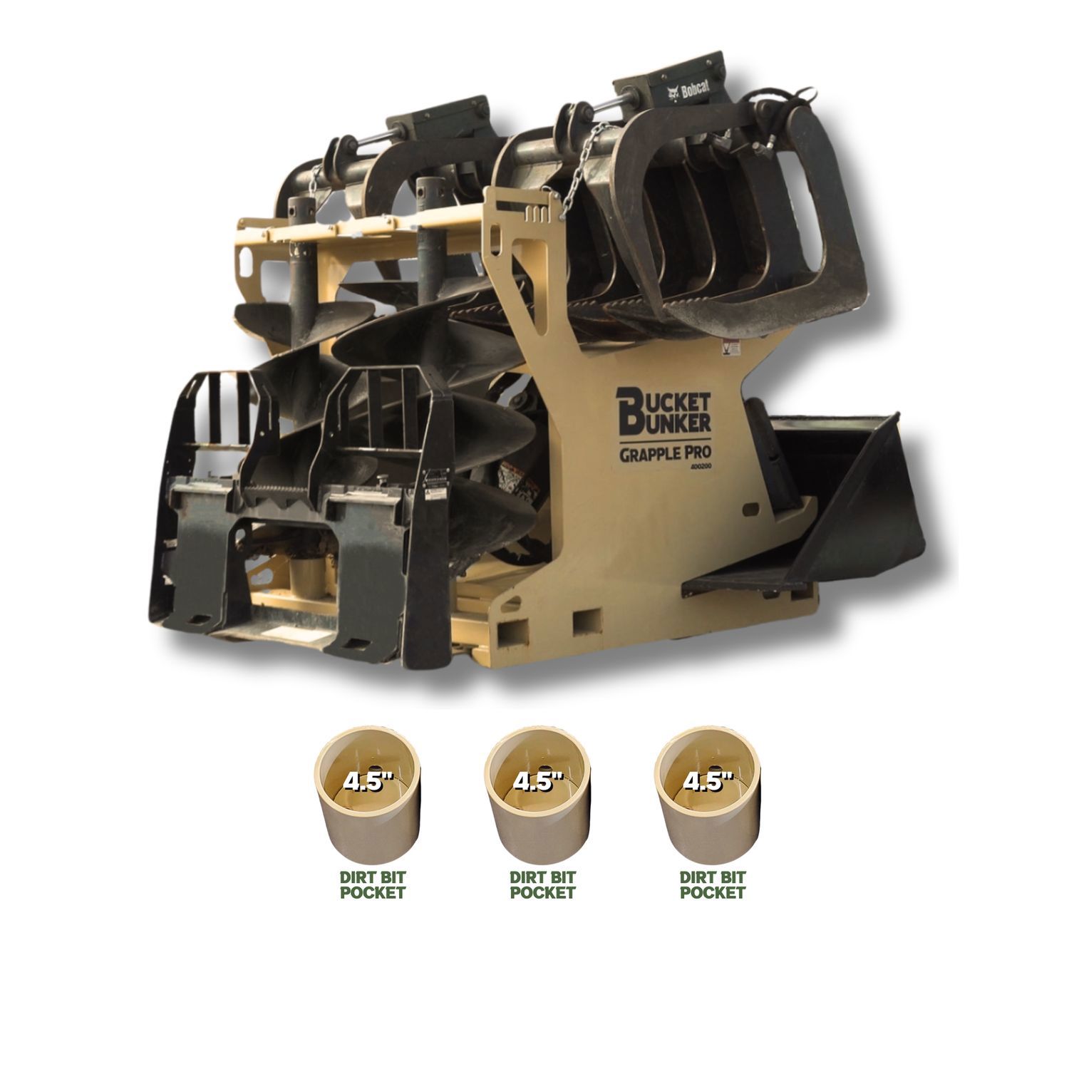 Grapple Pro With3 Dirt Bit Pockets