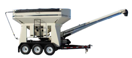4055 8" No Trailer | 9'5" - 13'2" Discharge Ht | 1200 - 2500 #/Min | 400 Cu Ft