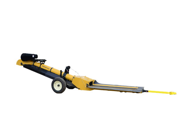 16" Transfer Conveyor w/ Rail Car Hopper