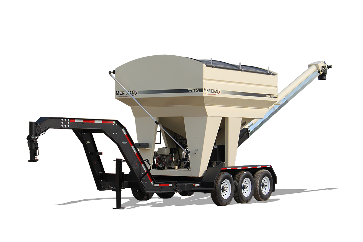 375RT8-Ac-GN Goose Neck Trailer W/ Auto-Convey | 6'5" - 12' 9" Discharge Ht | 2,000 #/Min |375 Cu. Ft.