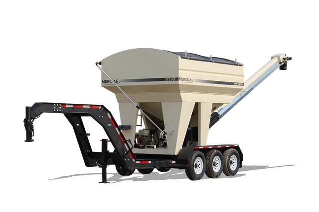 375RT8-GN Goose Neck Trailer | 6'5" - 12' 4" Discharge Ht | 2,000 #/Min |375 Cu. Ft.