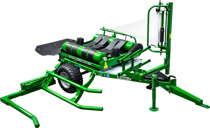 Bale Wrapper W/Load Arm & Side Tip