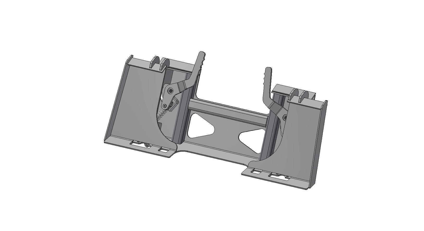 Adapter Skidsteer Machine To BO463 Attach