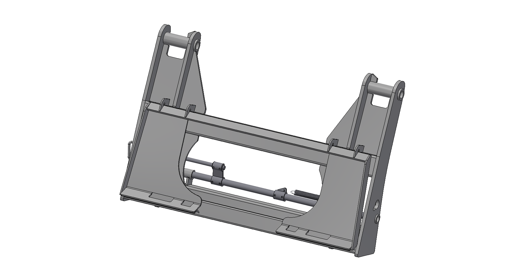 Adapter Plate Skidsteer Loader To JCB Q-Fit Attach