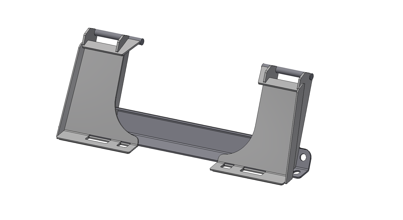 Adapter Plate Skidsteer To JD 100-400 Attachment