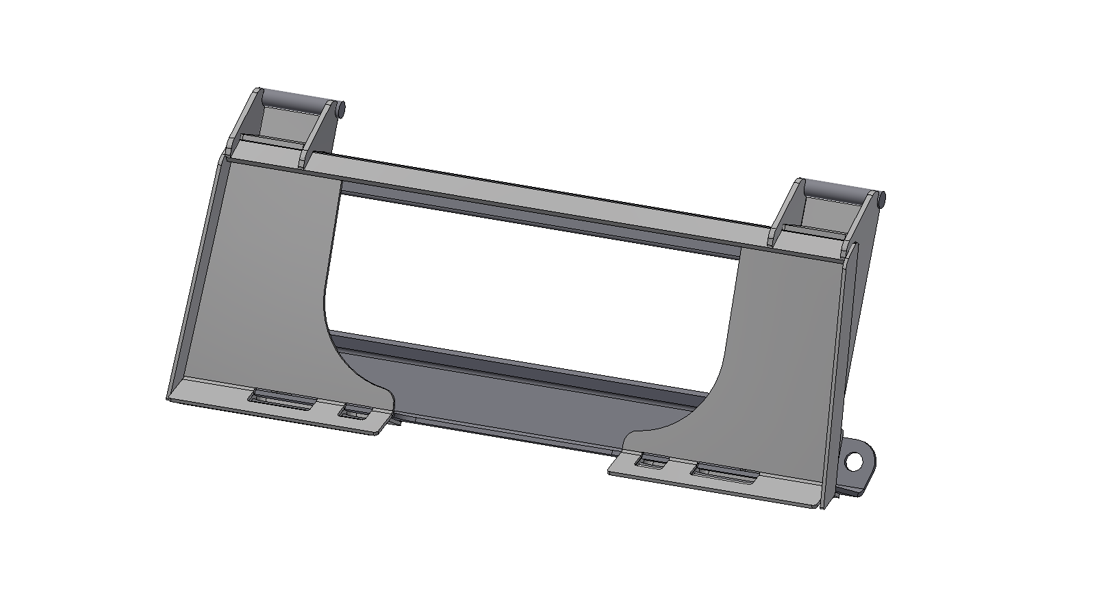 Adapter Plate Skidsteer To JD 500 Series Q-Tach