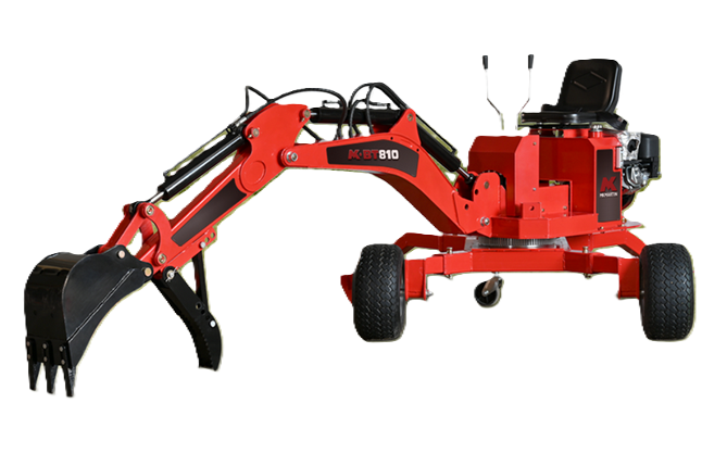 Trailered Backhoe