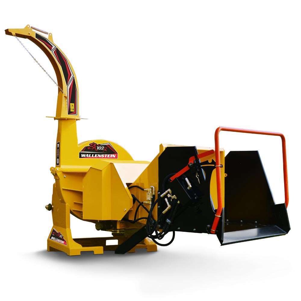 10" Chipper, Hydraulic Feed, Tractor, P3 Pulse, Winch, Lift