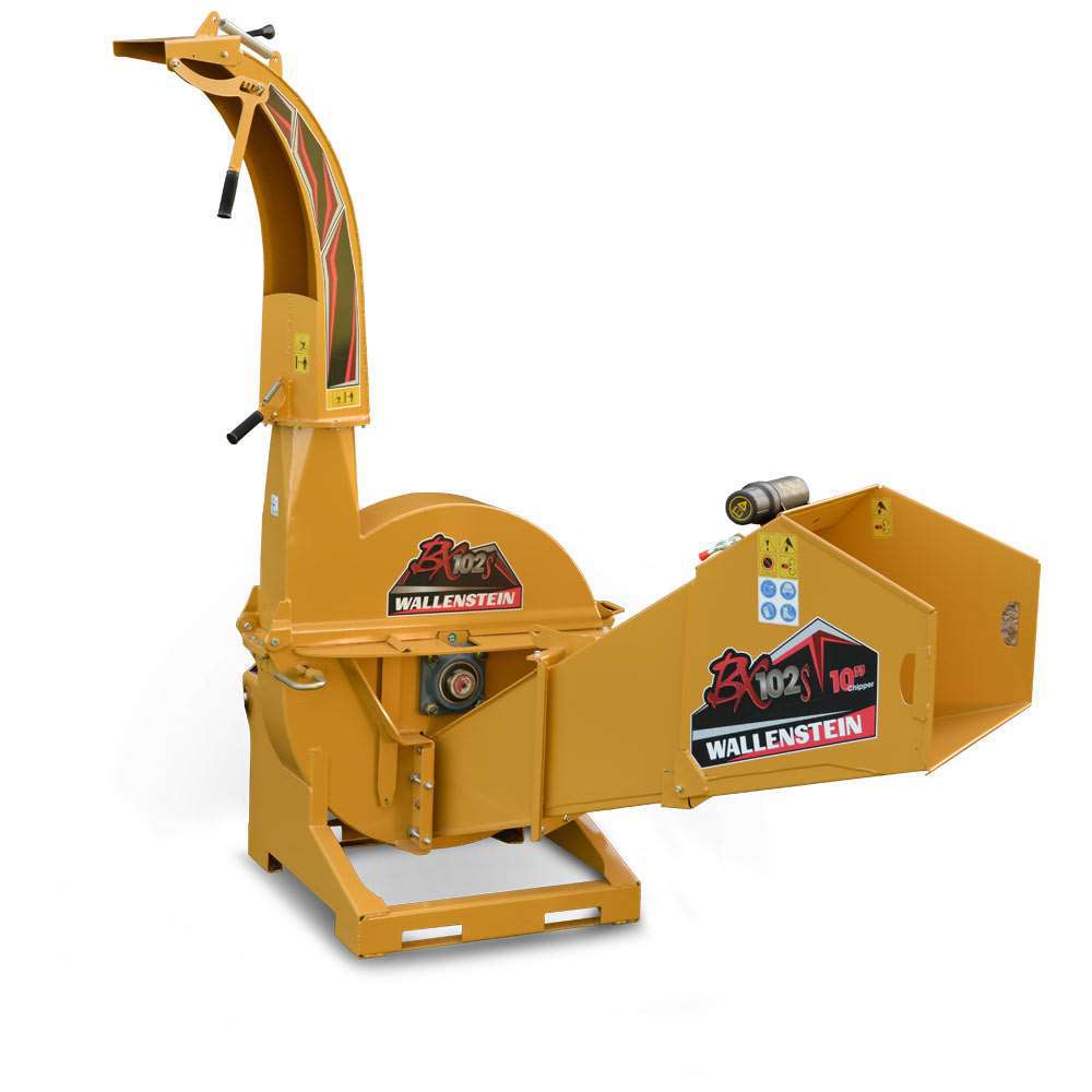 10" Chipper, Gravity Feed, Tractor