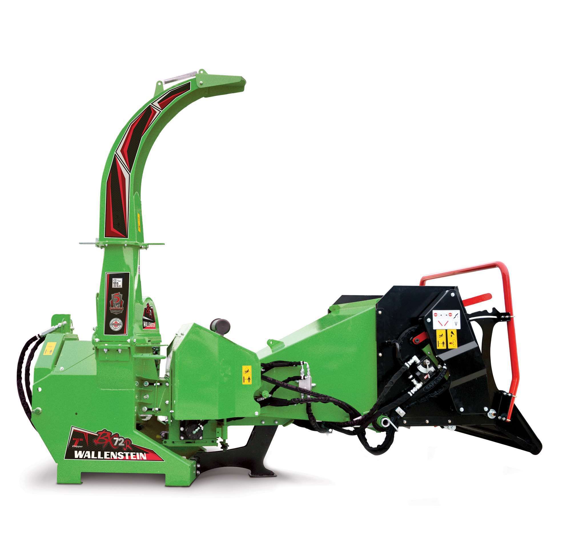 7" Chipper, Hydraulic Feed, Tractor