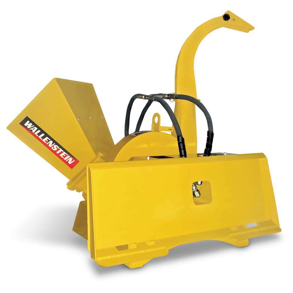 4" Chipper, Gravity Feed, Skidsteer