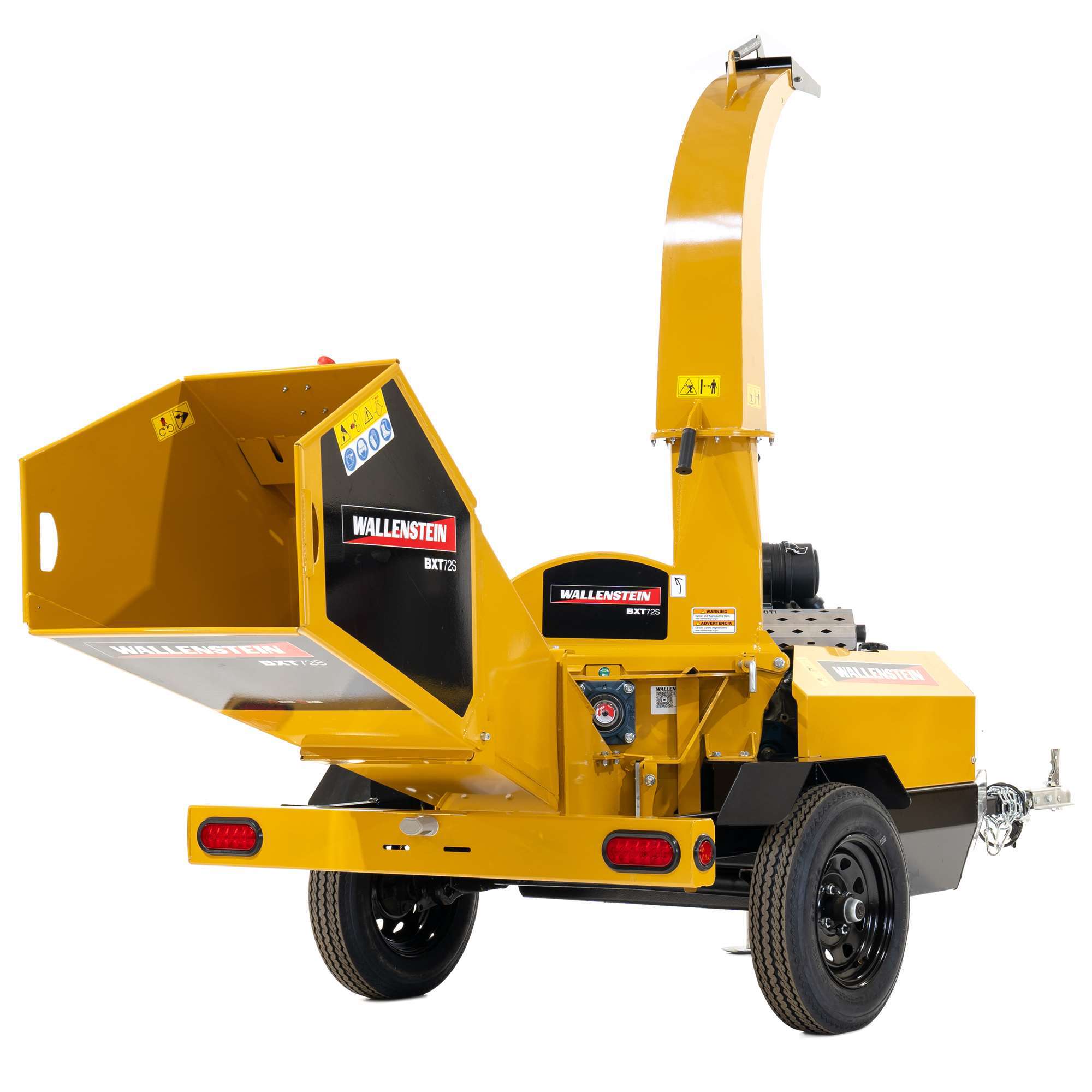 7" Chipper, Gravity Feed, Towable/Self-Contained