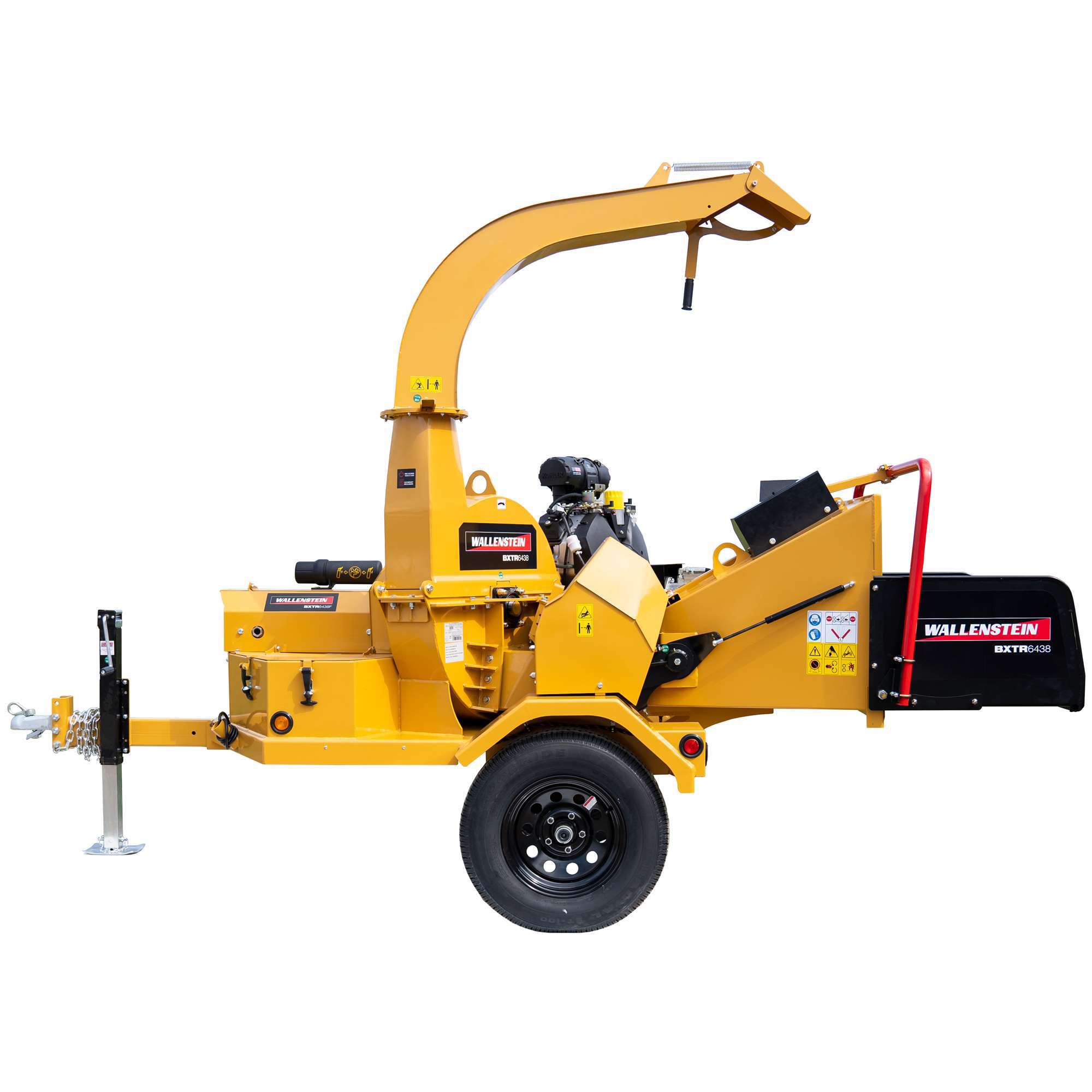 7" Chipper, Hydraulic Feed, Towable/Self-Contained, Brakes