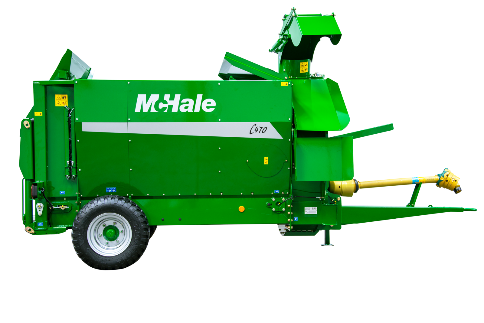Bale Processor / Round Bale Door Swivel Chute / Elec Controls