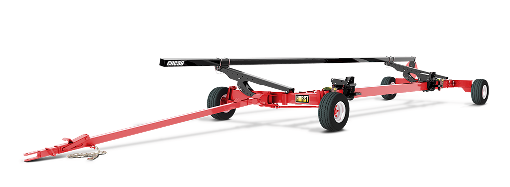 2 Wheel Steer Header Carrier - For 25' Combine Heads - 20.5 x 8-10 Tires (F Range)
