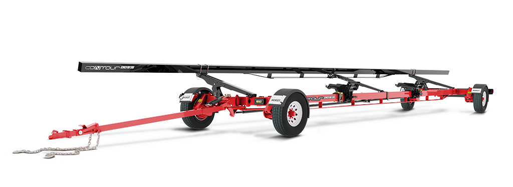 4 Wheel Steer Header Carrier W/Supension and Brakes - For 30' Combine Heads