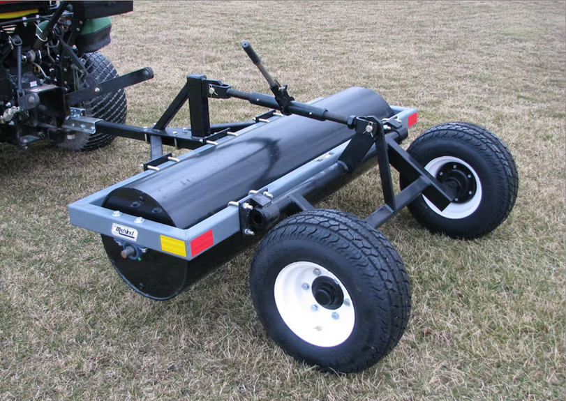 Compact Lawn Roller - Manual Lift Wheel Kit