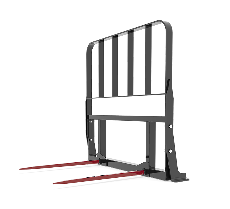 Double Bale Spear 39" W/ Guard Skidsteer