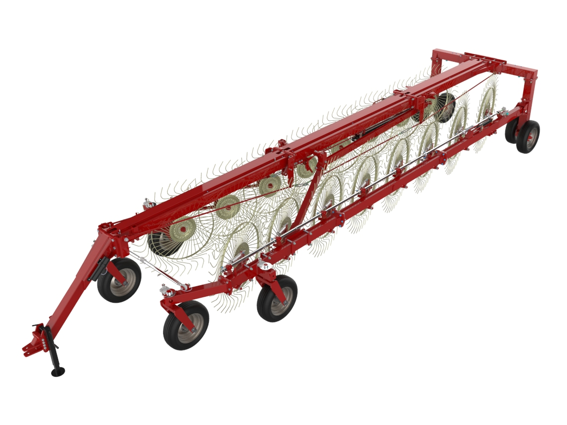Bi-Fold Wheel Rake W/ Autosteer
