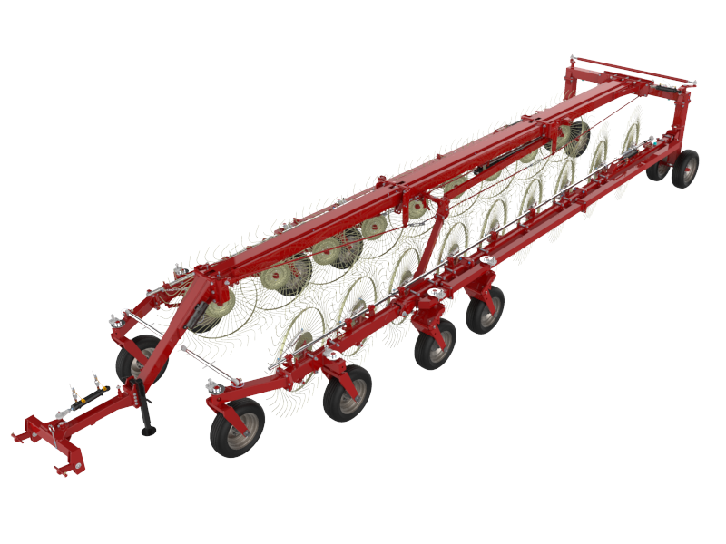 Bi-Fold Wheel Rake W/ Autosteer