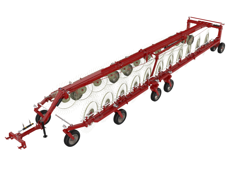 Bi-Fold Wheel Rake W/ Autosteer