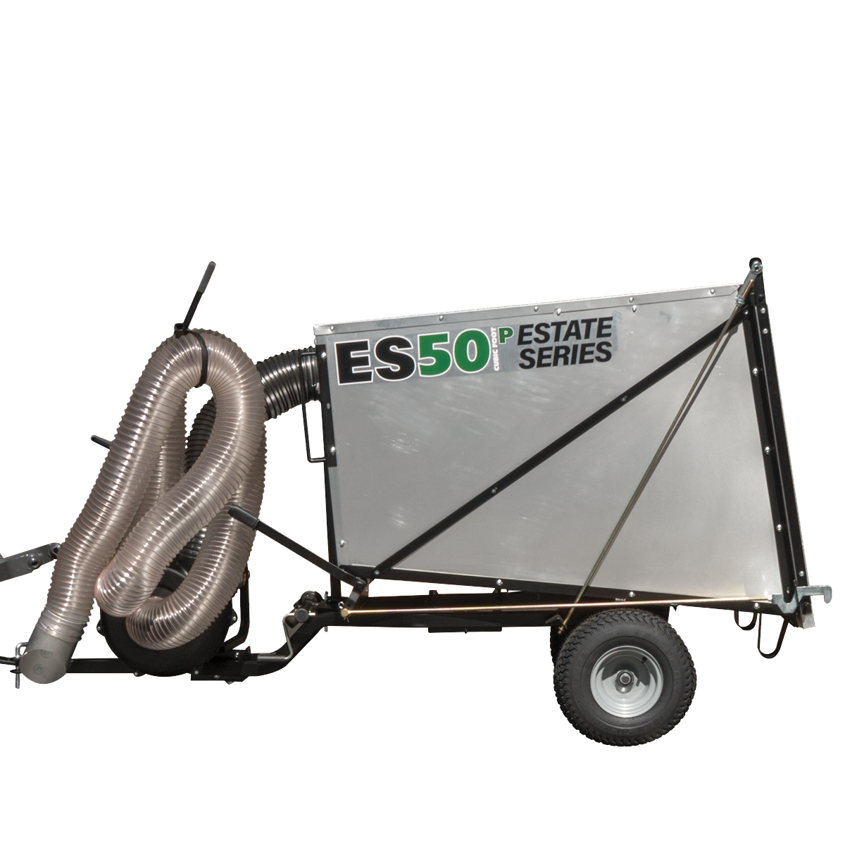 ES50P Estate Pasture Vac - 50 Cu. Ft., 14HP Briggs & Stratton Engine W/Electric Start, Wand