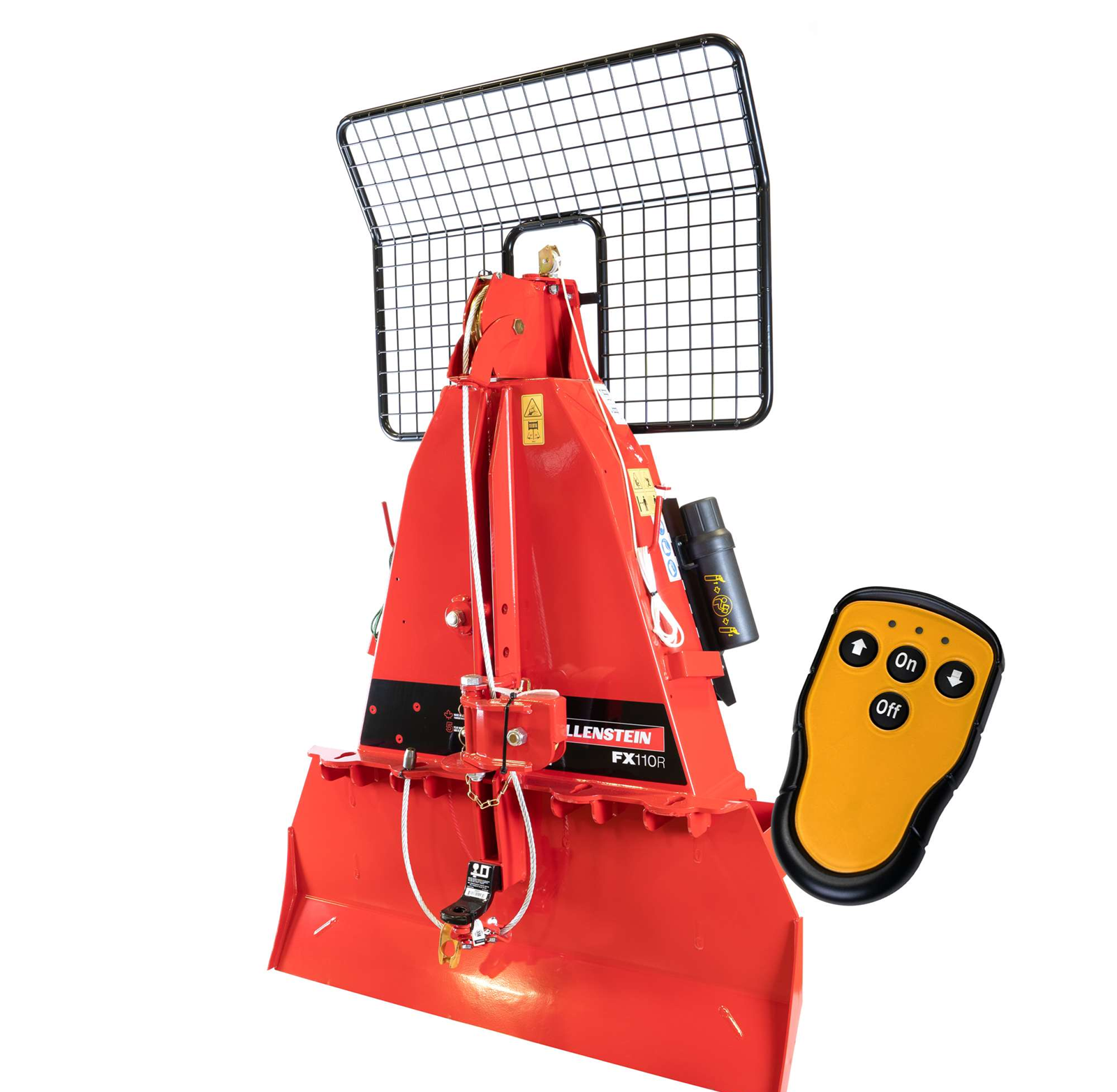 11000 lbs Pull, Steel Cable Remote, Tractor