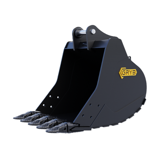 EX Hd Excavator Bucket 015 12" 0.04 Cu. Yd. 3 Teeth