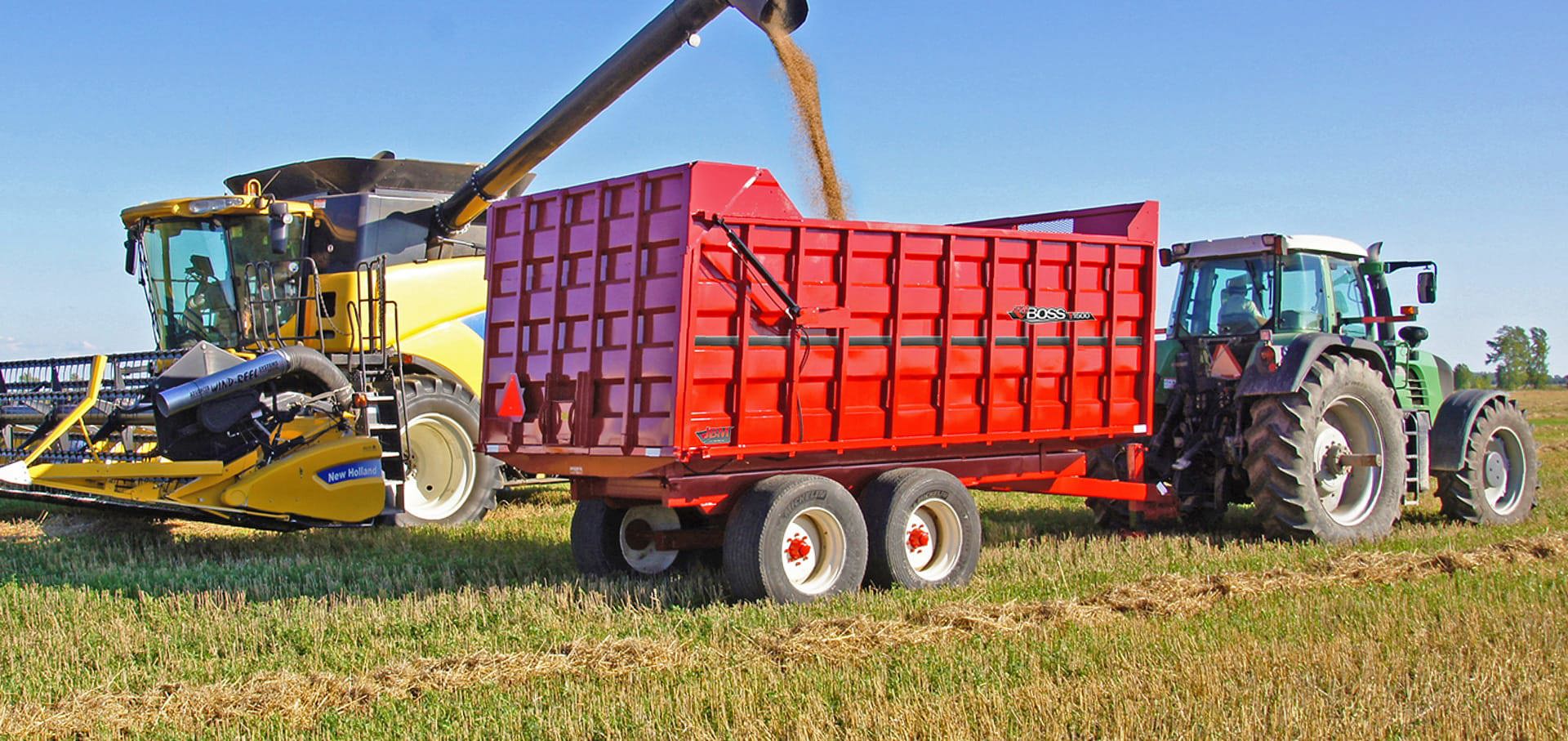 90" X 192" X 60" Grain / Forage Dump Trailer