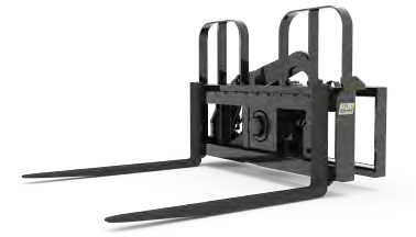 Rotating Pallet Forks 42" 2000# Skidsteer