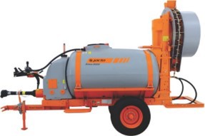 Air Blast Sprayer W/High-Mount Two Port Fan - 550 Gallon