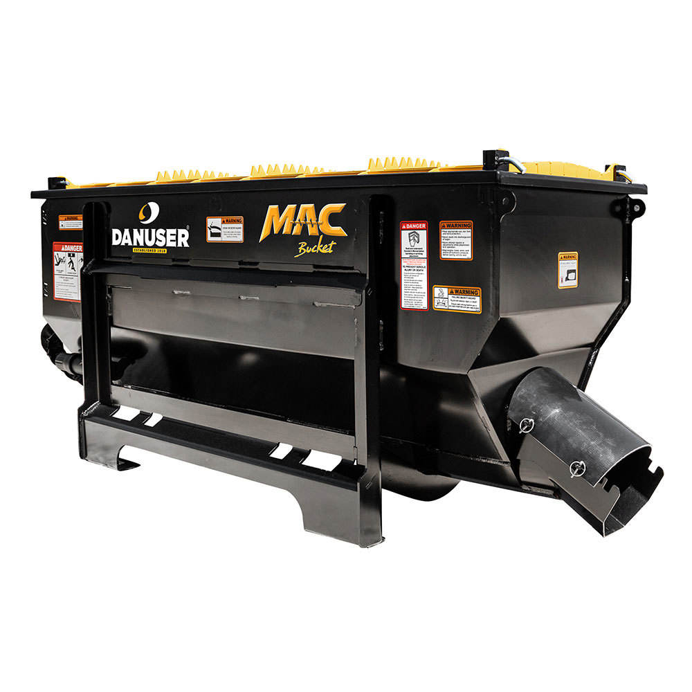 Mac Bucket / Rubber Auger / 1/2 Yd Capacity