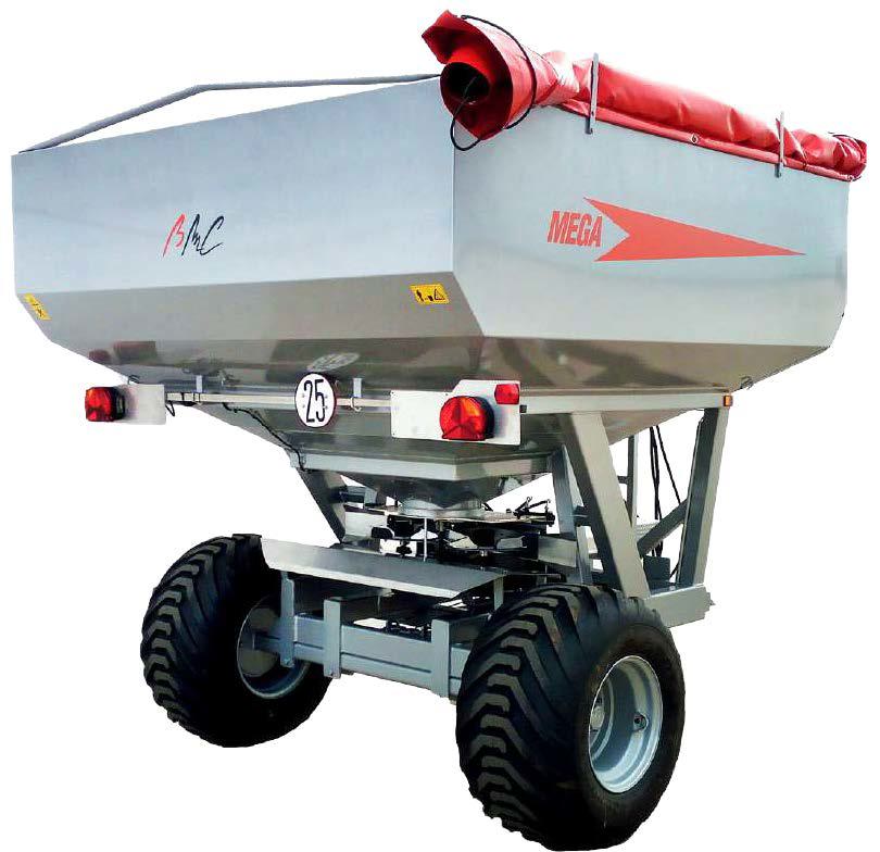 MEGA Twin Disc Spreader - 106 CF Capacity