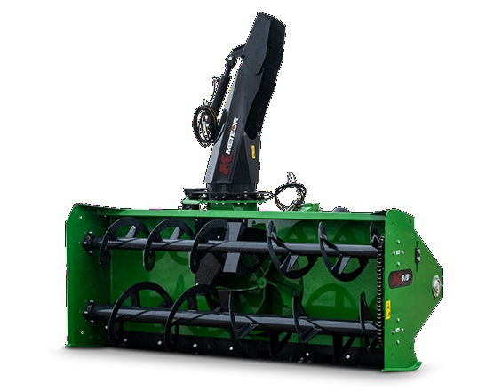 108" Double Auger - Hydraulic Rotator, 540 RPM, Rear Mount