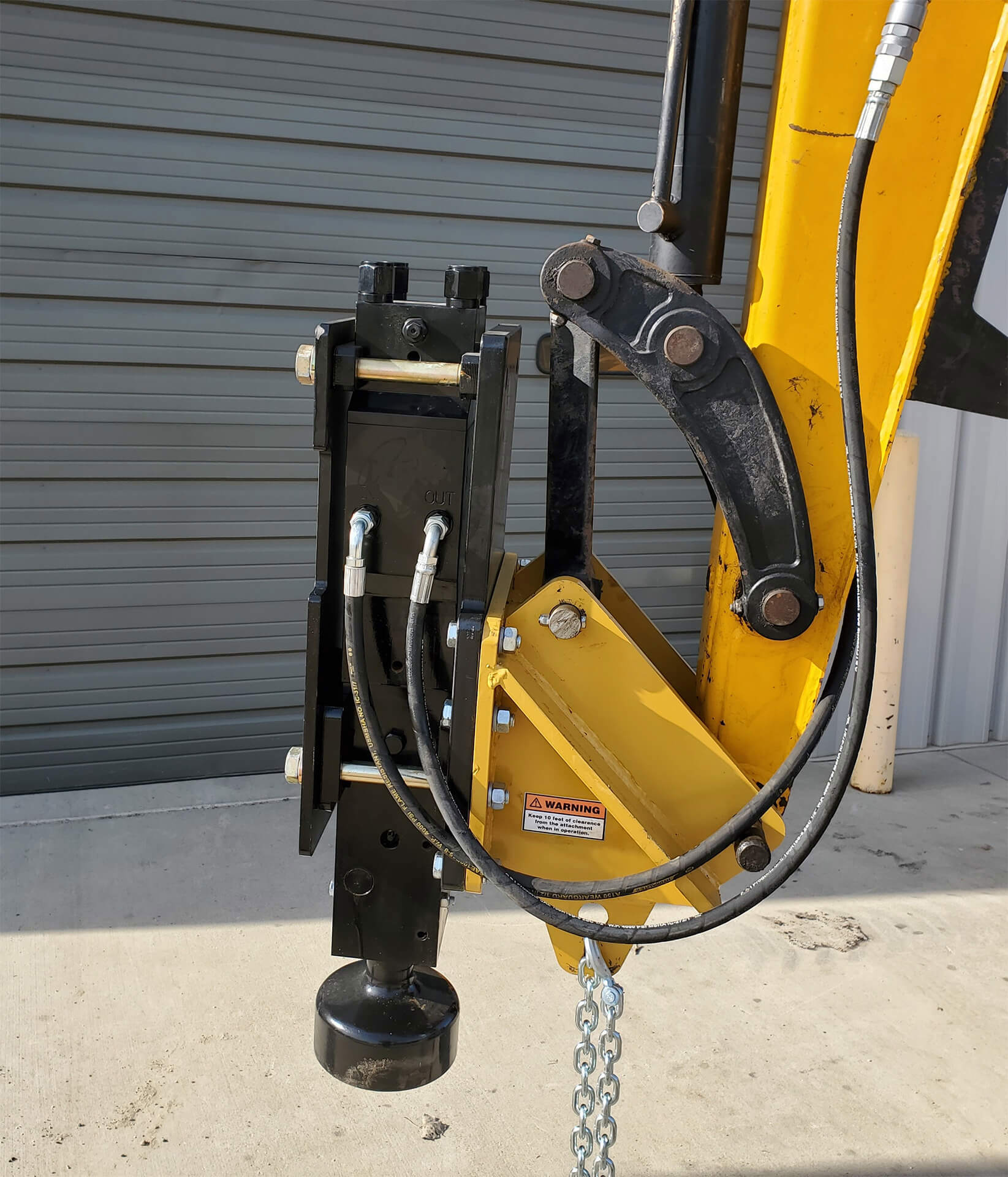 Excavator Post Driver