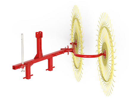 2 Wheel Inline Rake