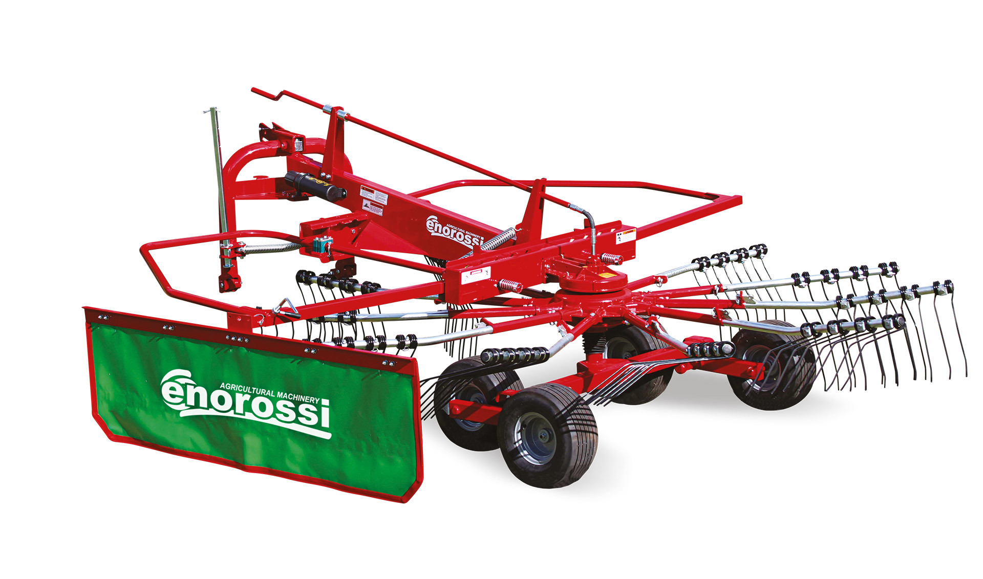 13'9" Pull-Type Rotary Rake - Pivoting Headstock
