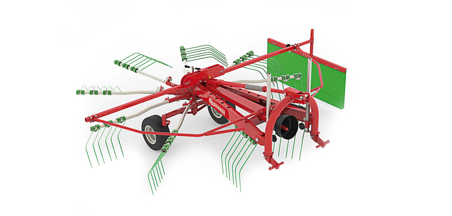 10'6" Rotary Rake - Single Axle