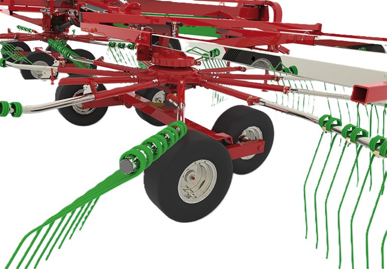 10'6" Rotary Rake - Tandem Axle