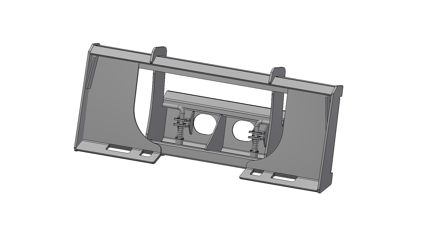 Adapter Plate Skidsteer To Ramrod/Toro Dingo Qtch