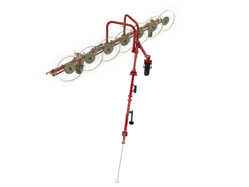 7 Wheel Inline Rake