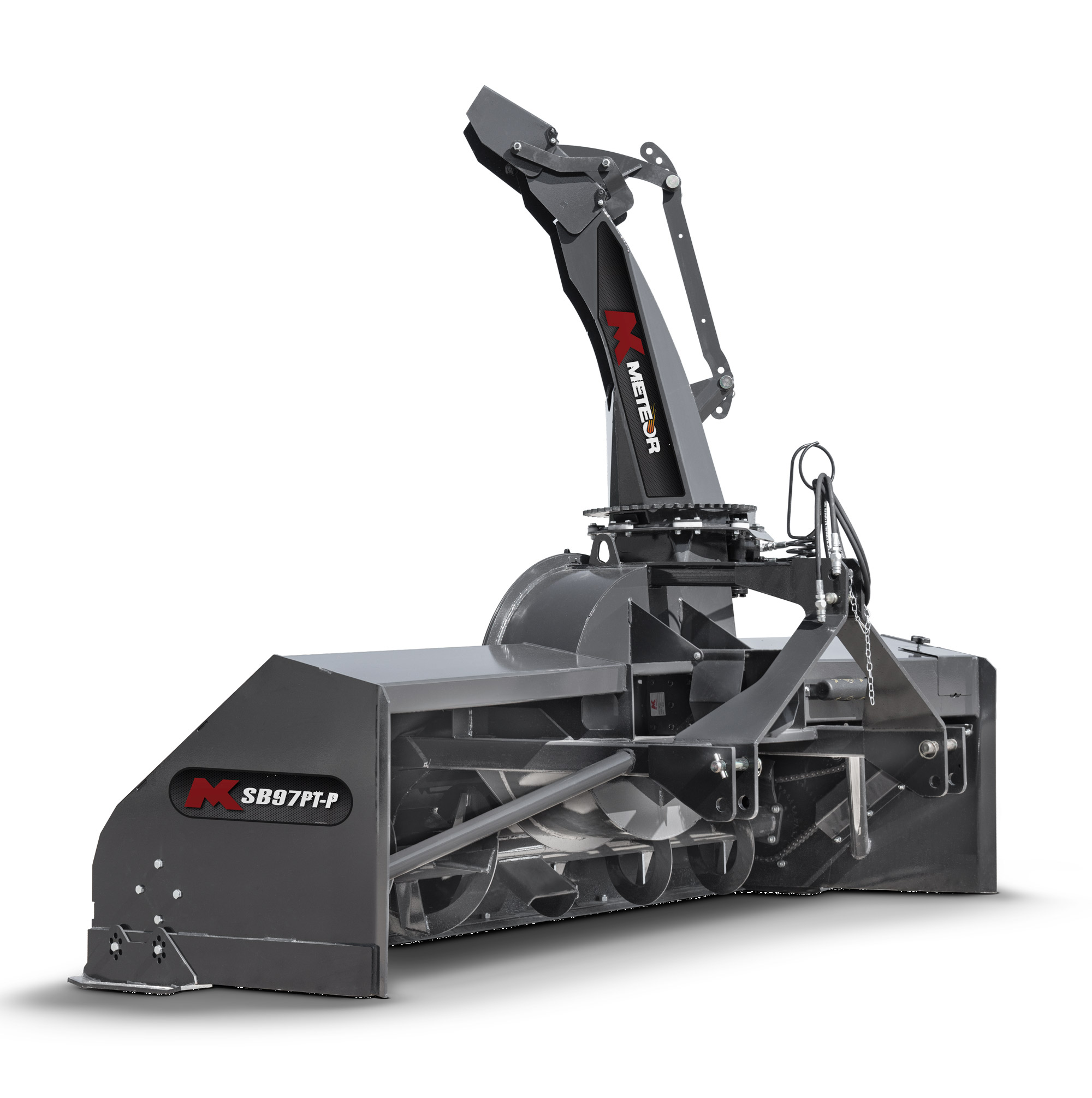 60" Pull Type Performance Series - Electric Chute, Charcoal