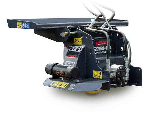18" Stump Grinder - 10-15 GPM,Mini SSL Mount
